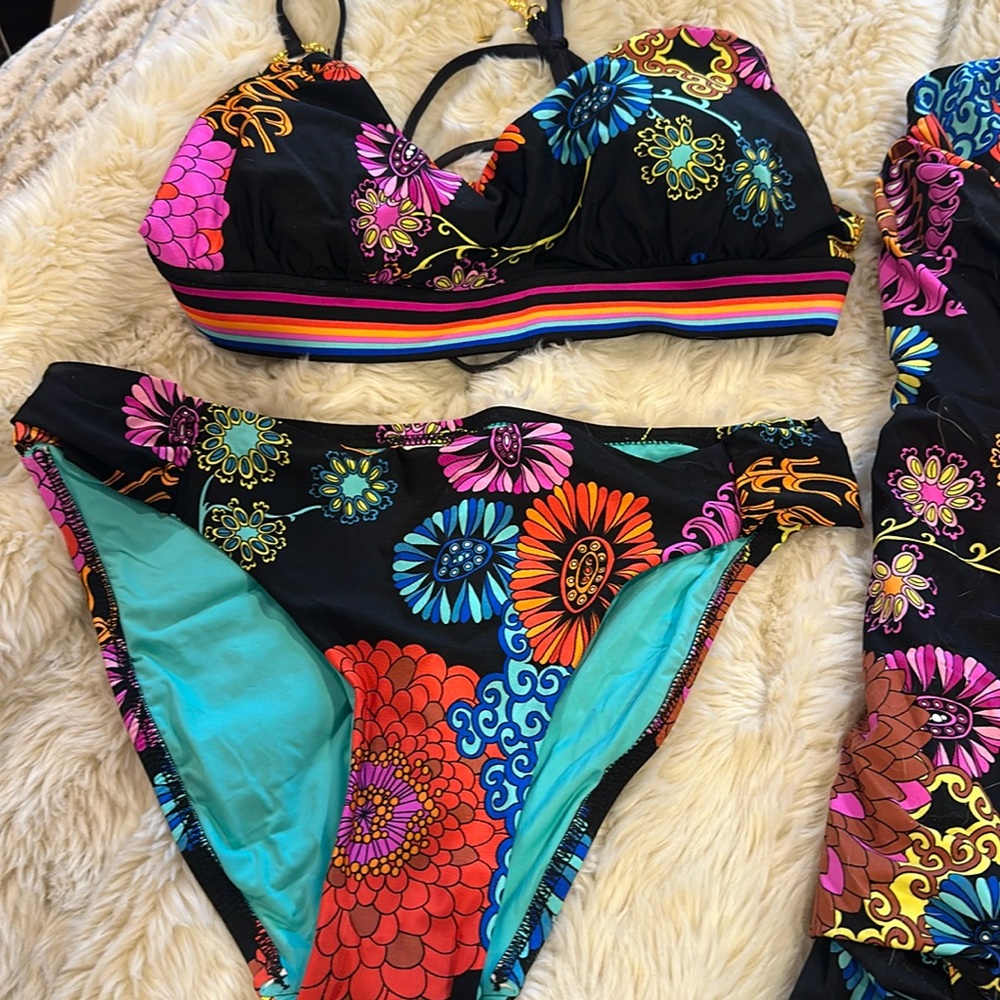 Swimsuit and coverup